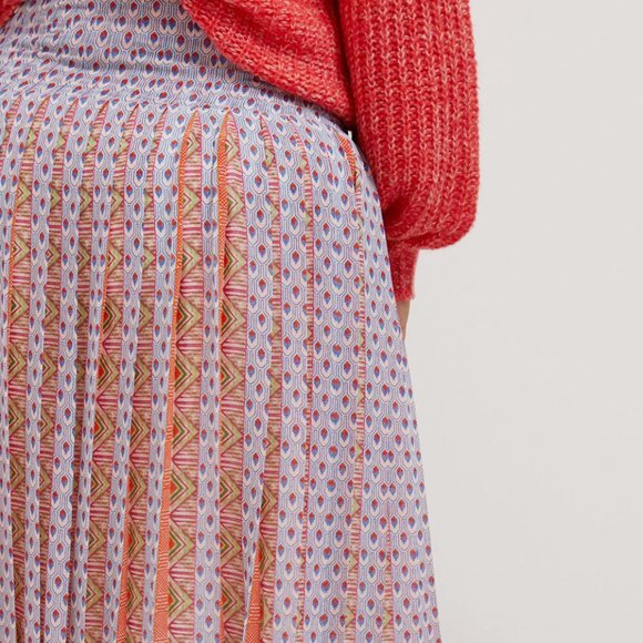 Anthropologie Nonie Pleated Maxi Skirt - Picture 7 of 12